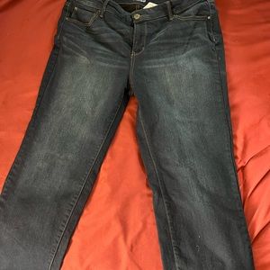 Dark blue jeans petite